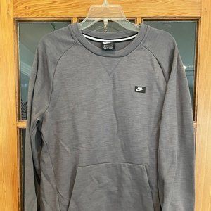 Men's Nike Optic Crewneck Sweatshirt w/ Hand Pocket (Medium) Heather Grey